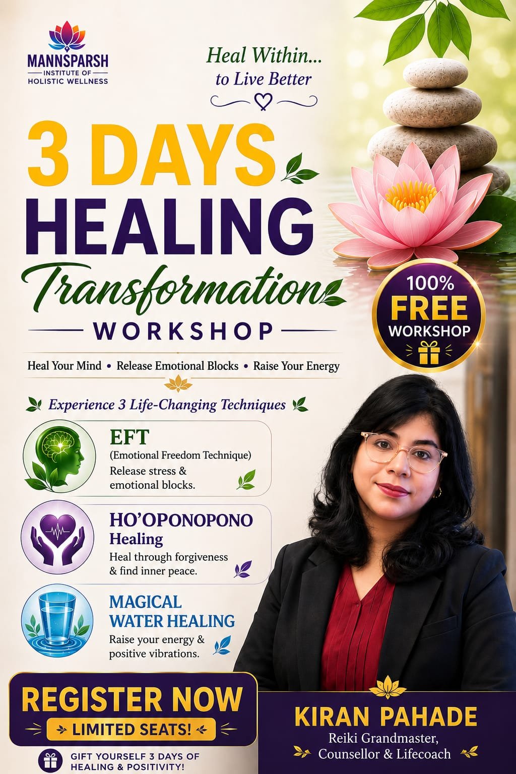 3-Day Healing Transformation Workshop creative